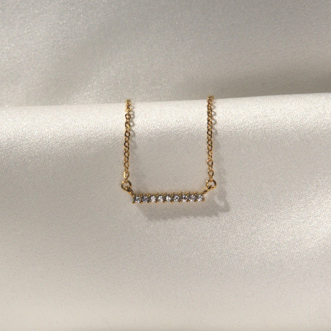 Gold Bar Necklace