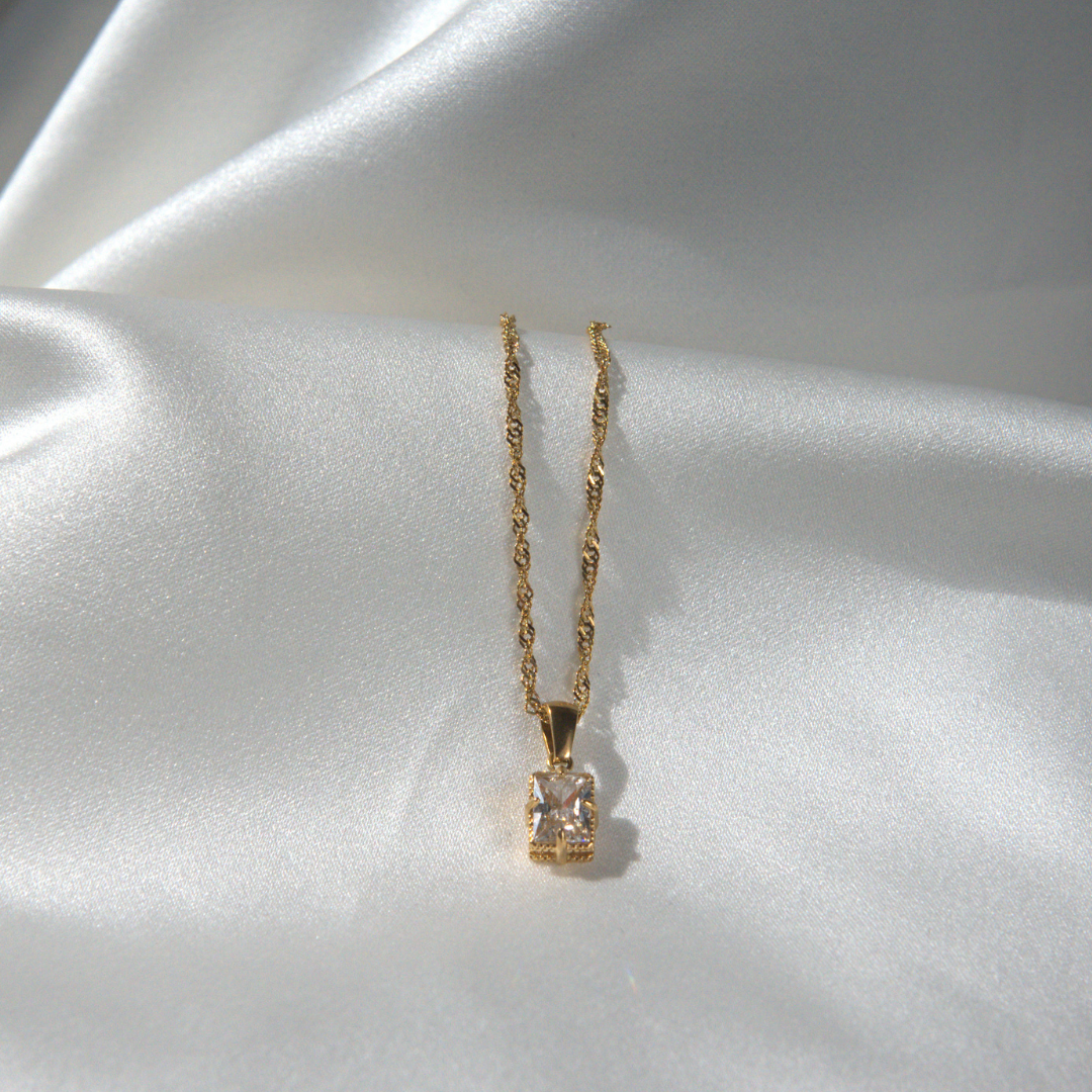 Square Pendant Necklace