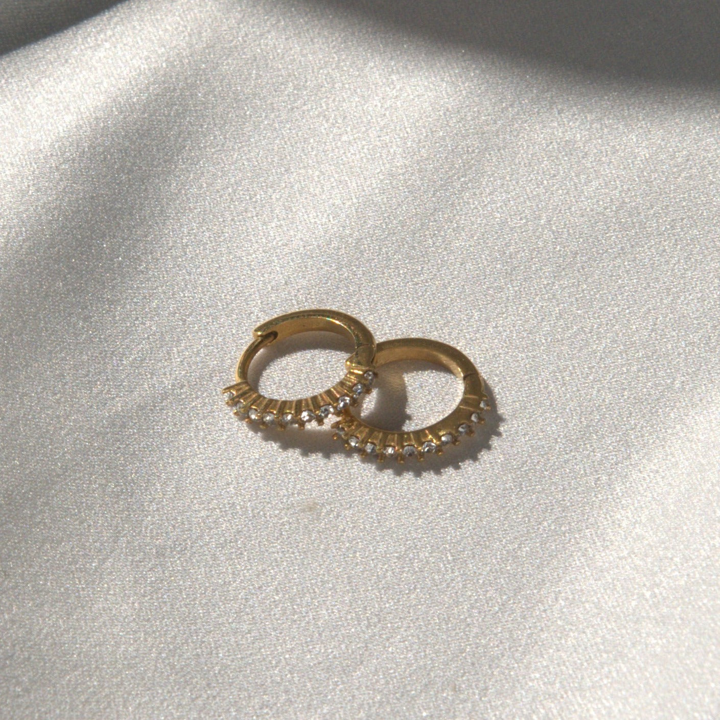 Zircon Small Hoops